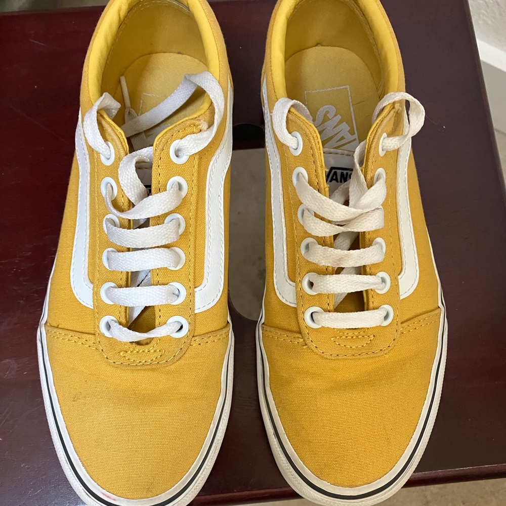 Sunshine yellow vans